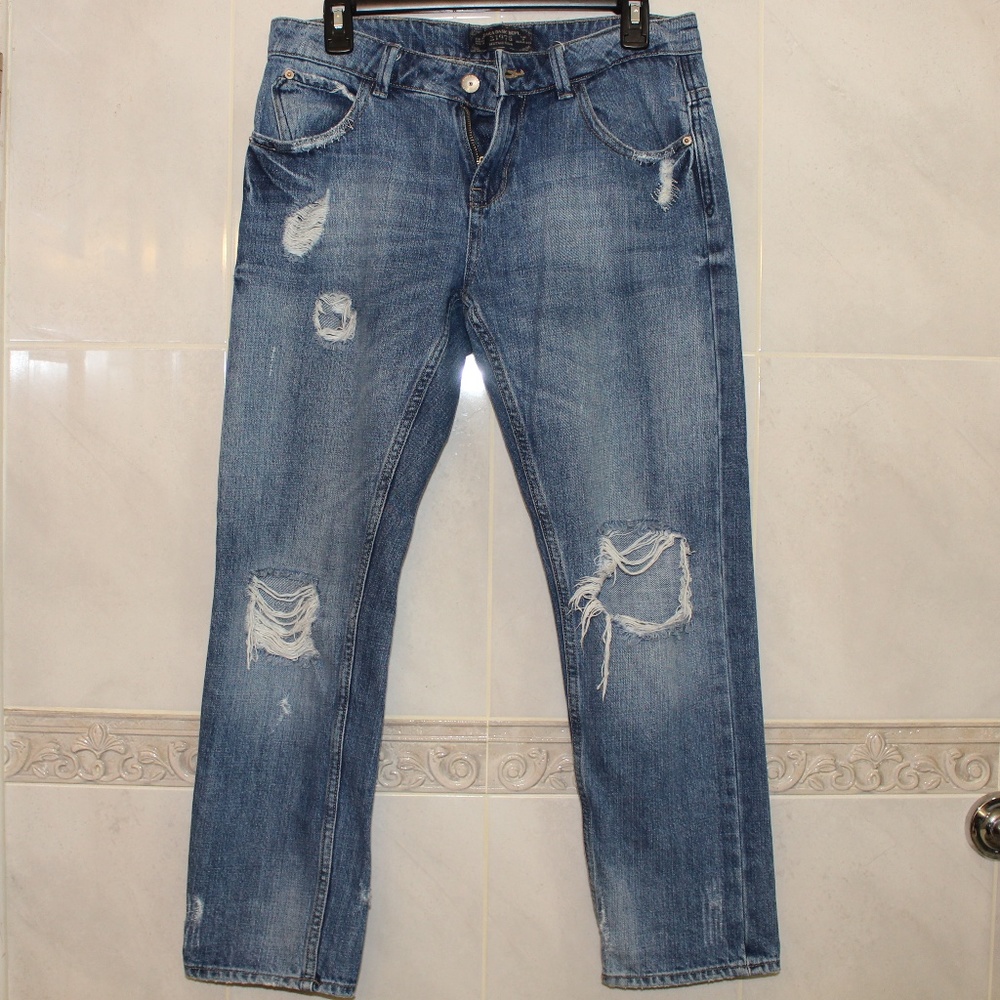 🔥SALE🔥Zara Z1975 Basic Dept Distressed Jeans 4